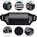 QUANFUN Slim Running Belt, Fanny Packs Waist Pack for Cell Phones,Running Pouch Cell Phone Holder with Two Zip Pockets for Women Men, Workout Gym Accessories Runner Belt Fits up to 6.5