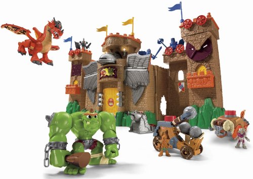 Fisher-Price Imaginext: Cavaliere E Aquila Con Ali Mobili – Gioco Epico Per Piccoli Eroi!