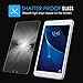 LTROP Tempered Glass Screen Protector for Samsung Galaxy Tab A 7.0 (SM-T280 /SM-T285) Tablet, 9H Hardness, Crystal Clear, Anti Fingerprint, Scratch Resistant, Bubble Free