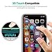 Privacy Screen Protector Compatible iPhone Xs iPhone X - ICHECKEY 4D Curved Anti-Spy Anti-Peep Full Coverage Tempered Glass Screen Cover Shield Apple iPhone Xs/iPhone X, 5.8 Inch – Black