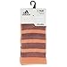 adidas Women's Studio Crew Sock (2-Pair), Sun Glow/Deepest Space, Medium, (Shoe Size 5-10)
