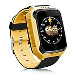 Smart Watch For Kids Best Phone Watch Birthday Holiday Gift With GPS Tracker Camera Touchscreen SOS for iPhone Android Smartphone Pedometer for Children Boys Girls