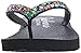 Skechers Cali Women's Meditation-Break Water Flip Flop,Black/Multi,8 M US