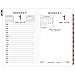 AT-A-GLANCE Daily Desk Calendar Refill, January 2018 - December 2018, 3-1/2