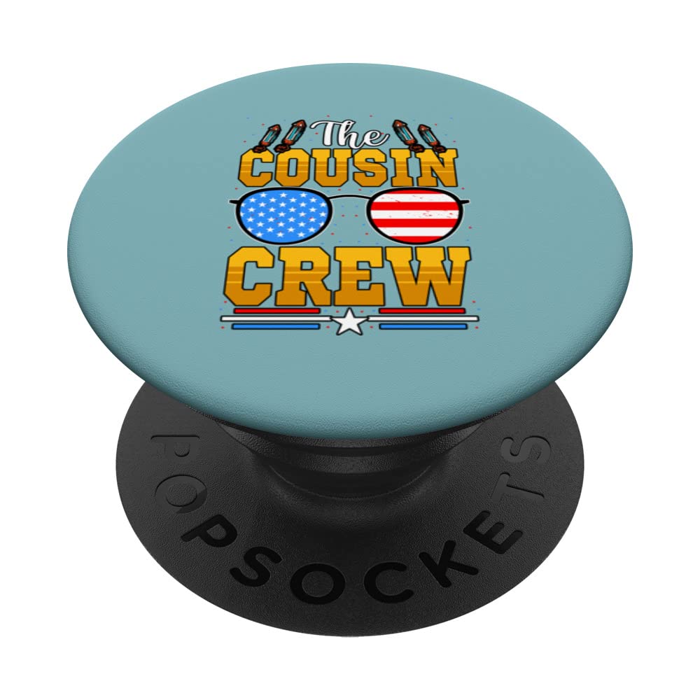 The Cousin Crew 4th Of July PopSockets Swappable PopGrip