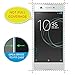 J&D Compatible for Sony Xperia XA1 Screen Protector (3-Pack), Not Full Coverage, HD Clear Protective Film Shield Screen Protector for Xperia XA1 Crystal Clear Screen Protector