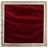 Indian Consigners Red Velvet Cloth With Golden