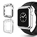for Apple Watch Case 38mm Series 3, Alritz Soft Slim TPU Protective Case Flexible Anti-Scratch Bumper Cover for Apple Watch Series 1 Series 2 Series 3 Nike+ Sport Edition