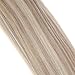 Ve Sunny Human Hair Clip in Extensions Highlights Real Hair Extensions Clip in Human Hair 16inch Remy Hair Extensions Clip ins Ash Blonde with Bleach Blonde Hair Clip Extensions for Women 120g 7Pcs
