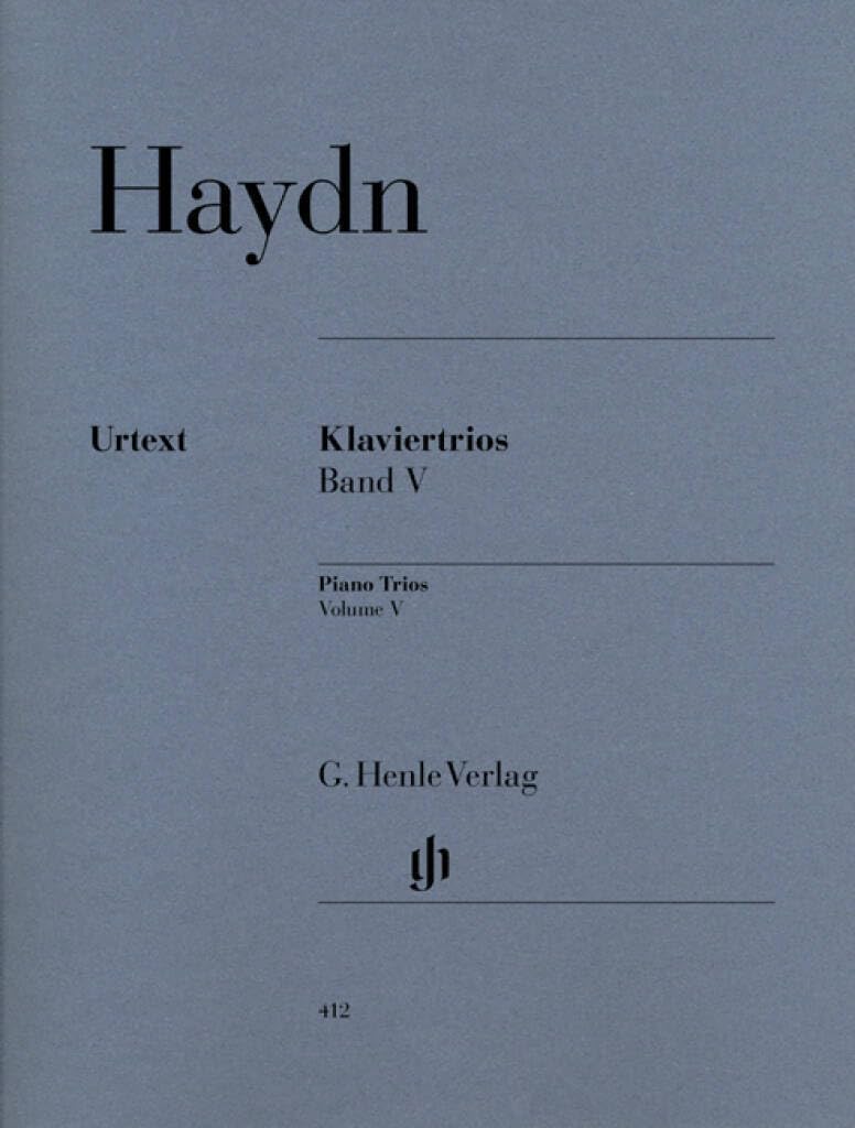 Haydn: Piano Trios Vol.5 - violin, cello and piano - Henle - (HN 412)