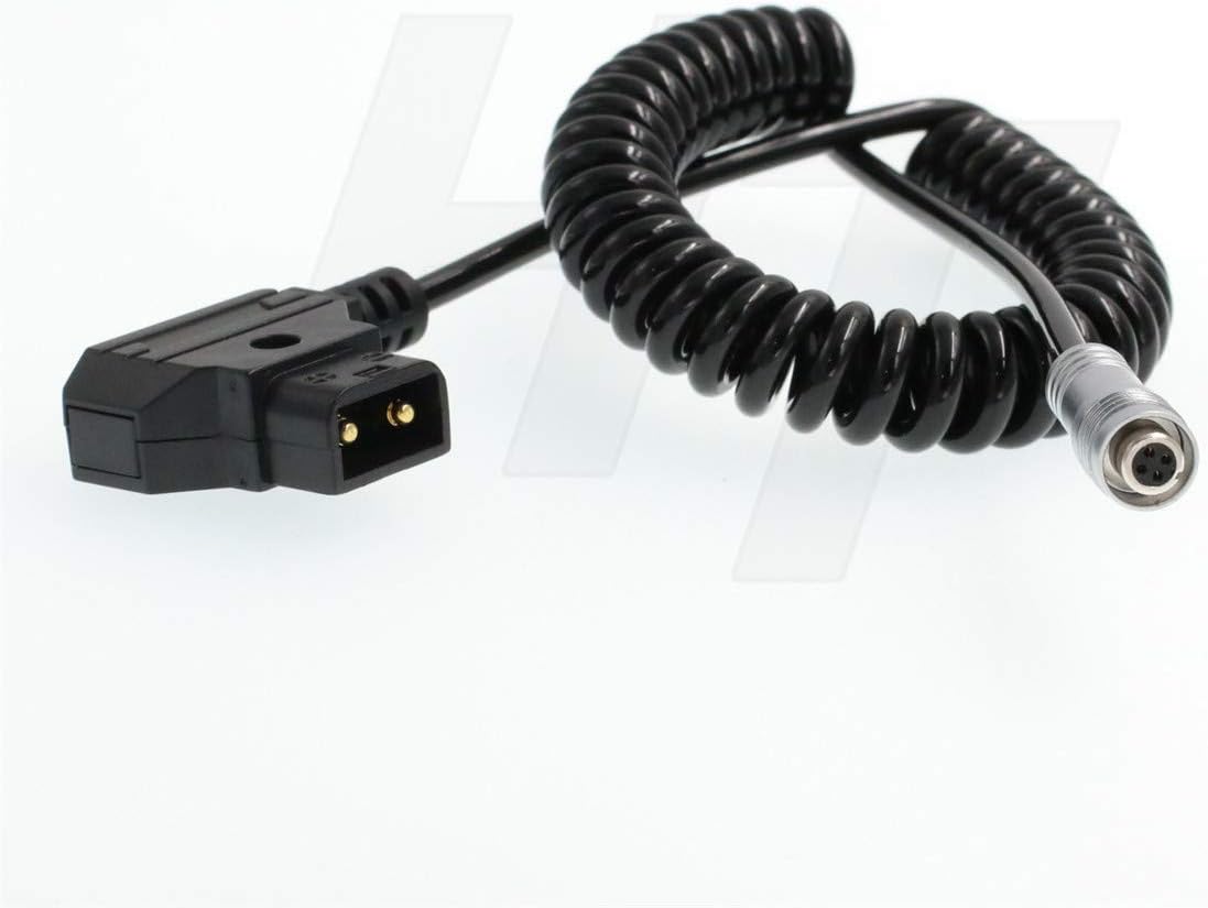 HangTon BM5 BM7 HH7 HS7T Monitor D-Tap 4 Pin Power Cable for PortKeys, Gold, straight