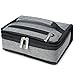 E-MANIS Insulated Lunch Bag Adult lunch box Collapsible Multi-Layers Thermal Insulated Oxford Lunch Tote cooler bag for men, women (grey)