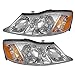 Brock Replacement Driver and Passenger Headlights Headlamps Compatible with Avalon 81150-AC040 81110-AC040