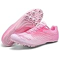 Men's & Women's Track & Field Shoes - High-Performance Mesh-Breathable Racing, Running, & Jumping Spikes for All Ages