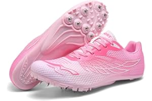 Men's & Women's Track & Field Shoes - High-Performance Mesh-Breathable Racing, Running, & Jumping Spikes for All Ages