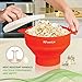 The Original Microwave Popcorn Popper, Silicone Popcorn Maker Collapsible Bowl, BPA Free, Hot Air Popcorn Maker - Free e-Book Include