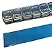 1 Box Wheel Weights, Zinc Plated 1/4 oz., Stick-on Adhesive Tape, Lead Free, (9.75 lbs) 624 Pieces