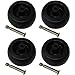 4 Pack Riding Lawn Mower Deck Wheels & Bolts for Craftsman 193406 174873 133957