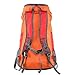 G4Free Lightweight Packable Hiking Backpack 35L Travel Camping Daypack Foldable (Orange/Red)
