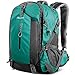 OutdoorMaster Hiking Backpack 45L - w/Waterproof Cover - Light Green