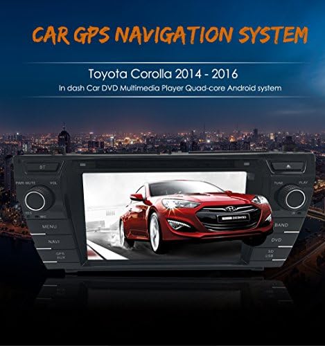 CUSP Car CD DVD player Android 7" inch Car GPS navigation for Corolla radio mirror link video player