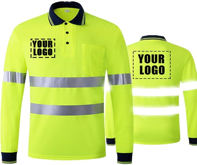 polos de trabajo manga larga