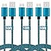 Android Charging Cable 10FT,(3Pack)High Speed Micro USB Charger Cord,Micro 2.0 A Male to B Charging Wire,Durable Long Braided Data Sync Cable for Samsung Phone/Galaxy Tablet/LG/Honor/Windows/PS4- Blue
