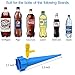 Plant Waterer, Self Watering Spikes, Plant Watering Devices With Slow Release Control Valve Switch, Automatic Vacation Drip Watering Bulbs Globes Stakes System For Indoor & Outdoor Plants (12 pack)