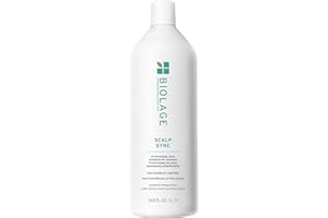 Biolage Scalp Sync Anti-Dandruff Shampoo - Controls Itchy Scalp & Dandruff, Deeply Cleanses Hair & Scalp, Moisturizing Dandruff Treatment, With Zinc Pyrithione, Vegan & Cruelty-Free