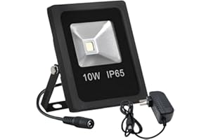 Klgeivb 940nm Invisible Night Vision Light for Security Cameras, 120° Wide Angle IR Illuminator with Power Adapter (12-24V DC), IP65 Waterproof Housing for Outdoor CCTV Systems