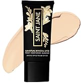 SAINT JANE - Luxury Sun Ritual - Pore Smoothing SPF 30 Mineral Sunscreen | Luxury, Floral-Infused, Clean Skincare (1.7 oz | 50 ml)