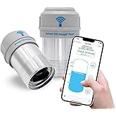 Smart Oil Gauge Duo - Advanced Dual Sensor Wi-Fi Heating Oil Tank Gauge - Compatible with Alexa - Designed for 138/275/330/500 Gallon Tanks (Vertical/Horizontal)