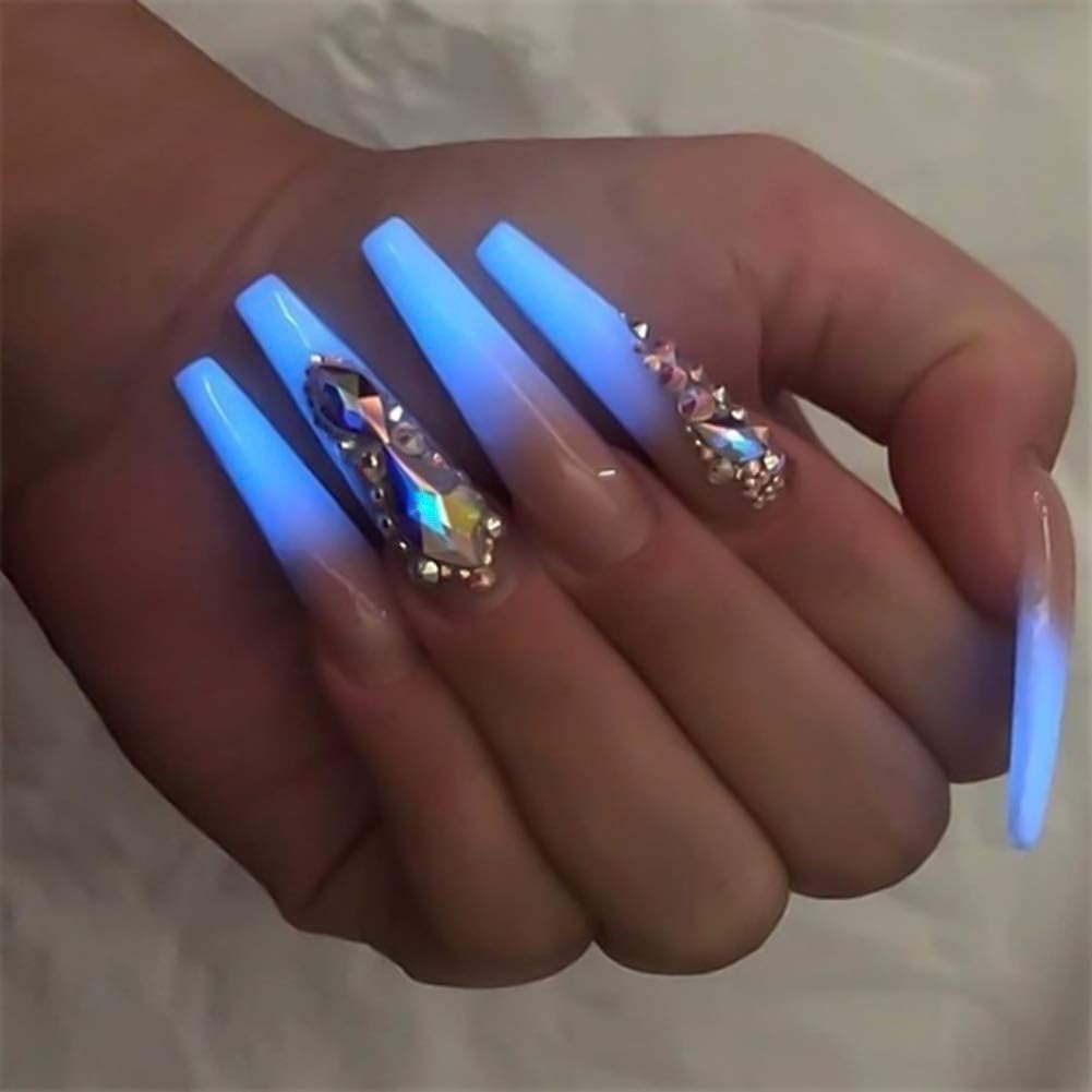 Amazon Co Jp Houpwyet 夜光パウダー ネイルパーツ 発光パウダー ネイルシール ネイルホイル ネイルアートキット 蛍光 封入素材 発色抜群 12色セット レジン ネイルアート パーツ Diy 手芸 ハンドクラフト 装飾ツール ホーム キッチン