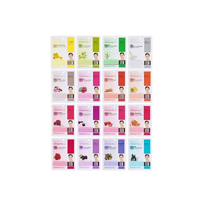 Dermal Korea Collagen Essence Full Face Facial Mask Sheet