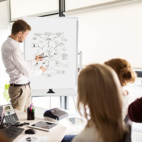 DoubleSided Dry Erase Board with Stand 40 X 28, Rolling Whiteboard with Stand Mobile