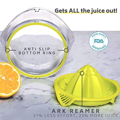 ARK Reamer Lemon Squeezer Citrus Juicer, BPAFree, AntiSlip Hand