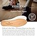 Zederna Cedar Wood Shoe Insoles 1 Pair, Cedar/RedUS M 8.5/ W 10/ EU 42