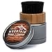 Beard Brush with Travel Case - 100% Horsehair Brush for Beard Oils, Beard Balms, Beard Wax, Dry Beard Oils - Soft Horse Hair with Natural Wood Handle