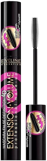 Eveline Cosmetics Extension Volume Mascara 10 ml Black Waterproof Lengthening