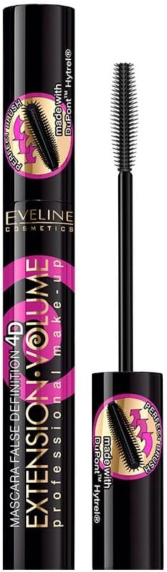 Eveline Cosmetics Extension Volume Mascara 10 ml Black Waterproof Lengthening