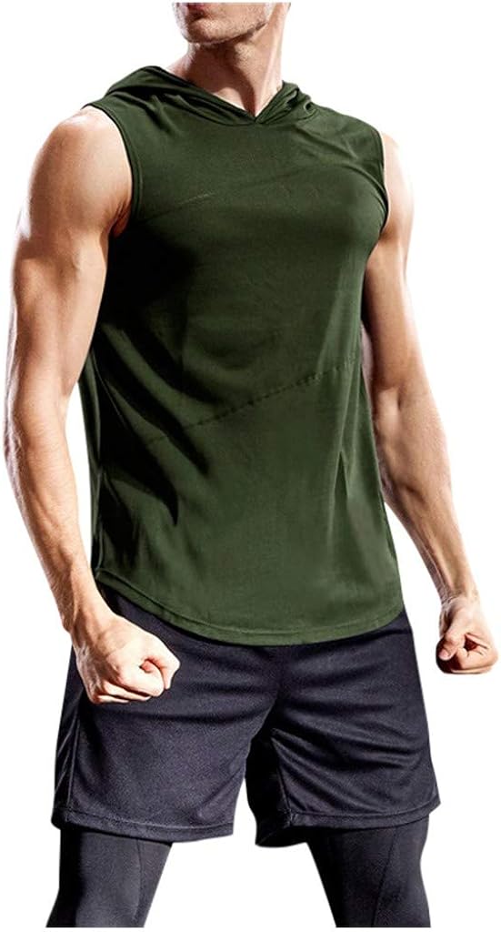 Landscap Men's Tank Tops Workout Gym Shirts Muscle Tee Bodybuilding Fitness Sleeveless T Shirts