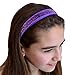 Funny Girl Designs Girls Satin and Glitter Arch Headband (Black)