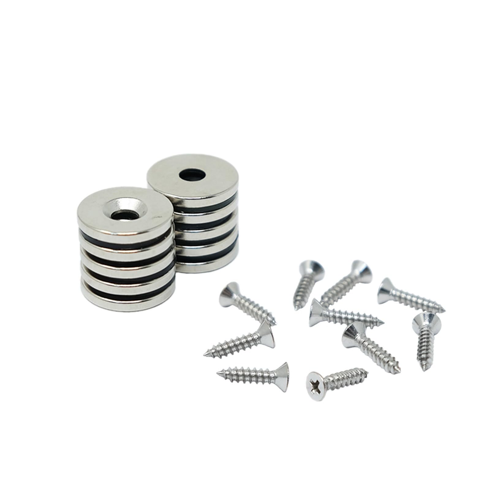 Magnet Experts F338S-2 Countersunk Neodymium Magnet, South (Pack of 2)