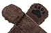 Winter Cute Plush Furry Animal Hoodie Hat, Scarf, and Paw Mittens