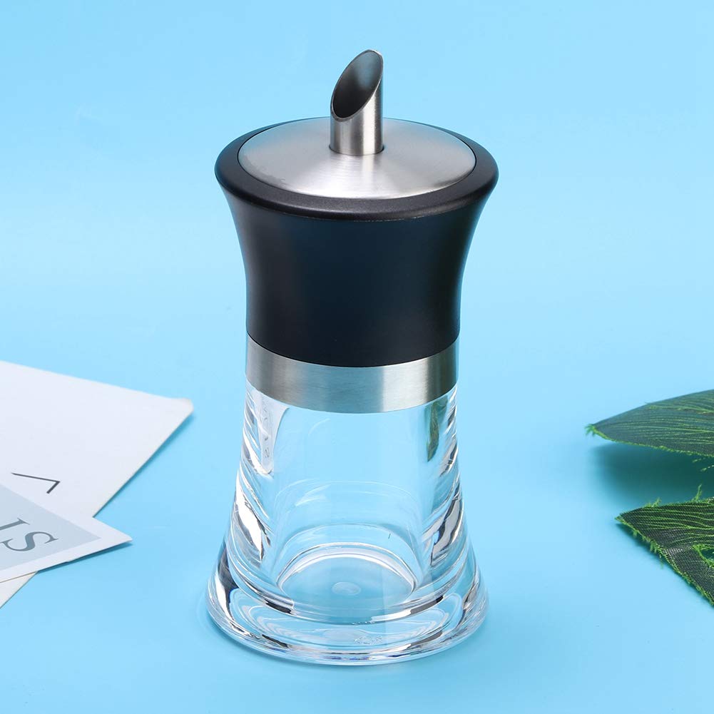 Sugar Jar,100ML Granulated Pouring Sugar Bottle Dispenser Sugar Shaker Coffee Bottle with Stainless Steel Nozzle(100ml)