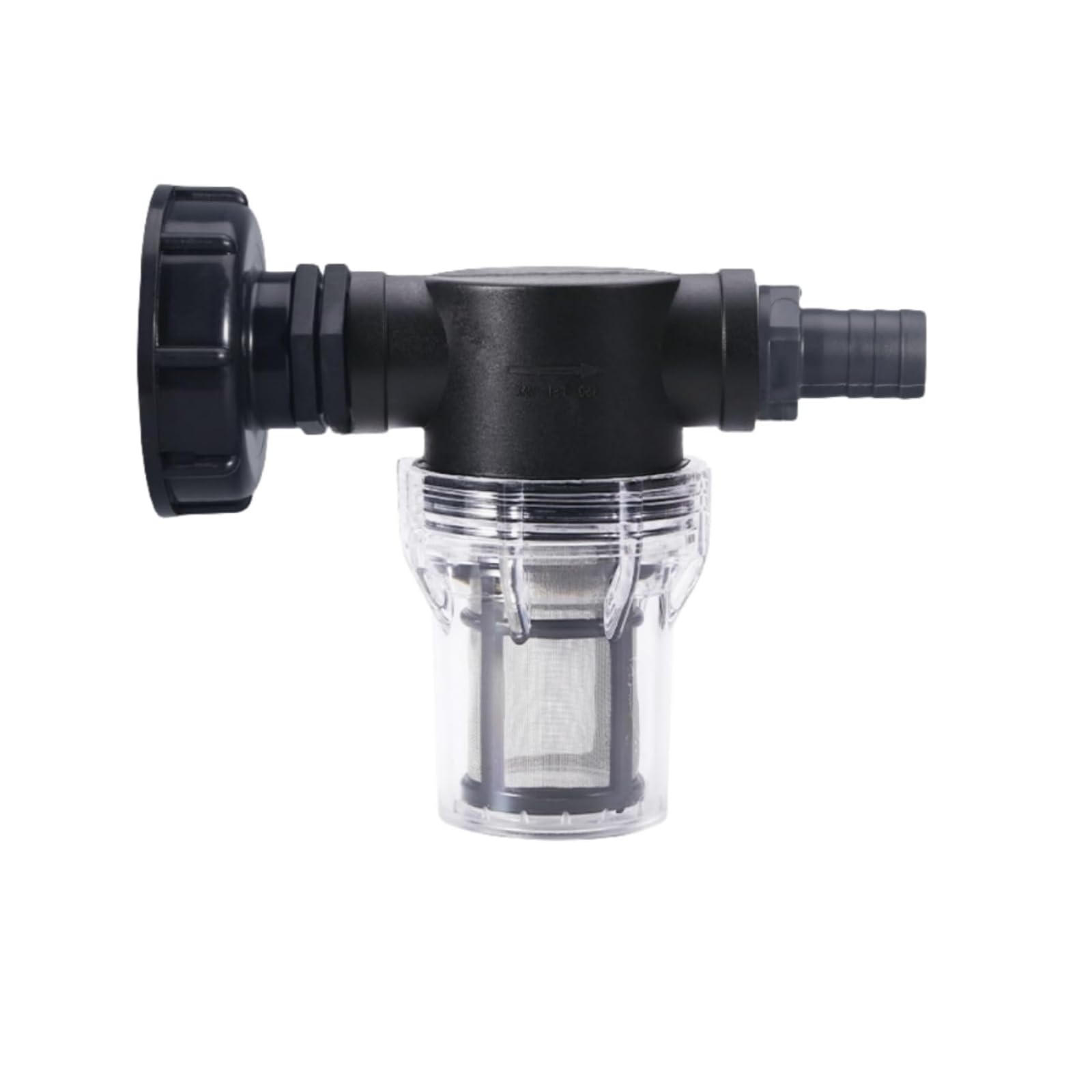 Rainwater Collector - Tap Connection Tank 1000 L with Filter and Adapter S60 x 6 for Garden Hose - Environmentally Friendly 3/4 20 x 27 mm