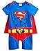 A&J Design Baby Boys' Superman Short Sleeve Romper Costume (6-9 Months)