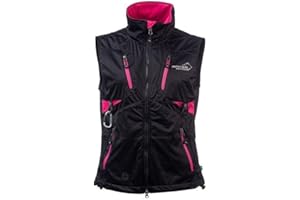 ARRAK OUTDOOR Lady Softshell Vest with 7 Pockets, Water Resistant Dog Handler Training Vest