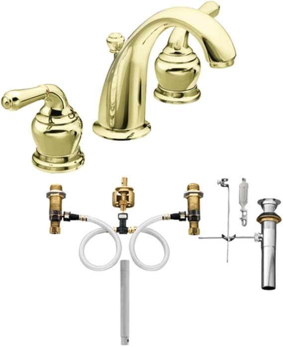 Moen T4572P9000 Monticello TwoHandle High Arc Bathroom Faucet Trim