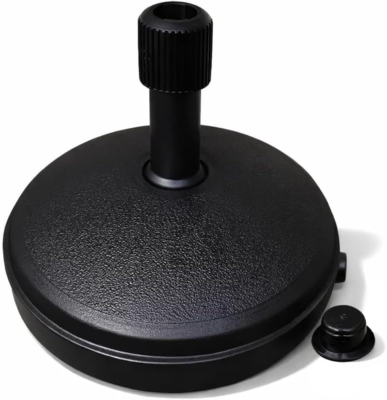 Karrma Ltd Parasol Base 7L Water Filled Garden Umbrella Stand Black